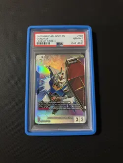 Gundam Card Game Gundam LR++ GD01-001 PSA 10. Read description! - Image 1