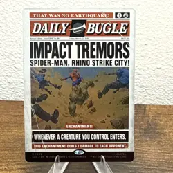 Impact Tremors Foil Marvel's Spider-Man: Daily Bugle Breaking News Secret Lair - Image 1