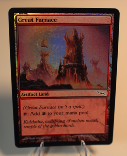 Great Furnace Foil Mirrodin 283/306 Artifact Land NM MTG Magic - Image 1