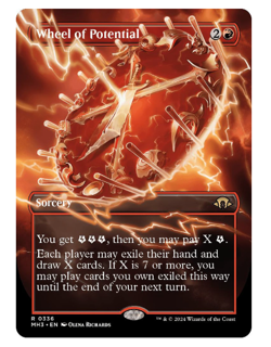 Wheel of Potential - Borderless Modern Horizons 3 MTG - Image 1