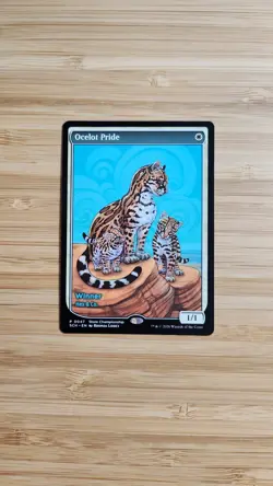 Ocelot Pride - Textless Full Art Store Championship Promo MTG - Image 1
