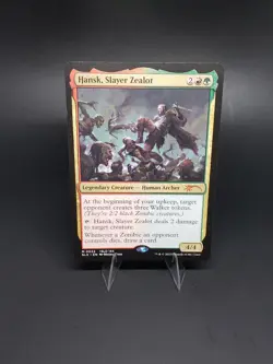 MTG Hansk, Slayer Zealot Universes Within (SLX) 0022 Regular Mythic MTG 0022 MP - Image 1