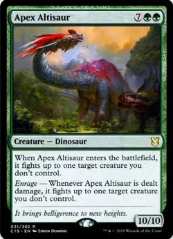 X 1 Apex Altisaur NM-M C19 031 MTG Magic The Gathering - Image 1