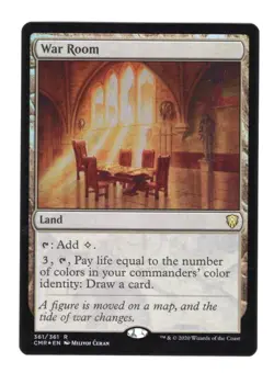 War Room 361 Regular Border Foil Near Mint Commander Legends MTG - Image 1