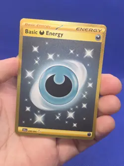 Pokemon Shrouded Fable Basic Darkness Energy 098/064 Gold Hyper Rare NM - Image 2