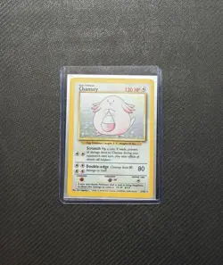 Pokemon Chansey Holo Base Set Unlimited #3/102 Vintage - Image 3
