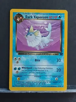 Dark Vaporeon 45/82; 2000 Team Rocket; Pokemon - Image 1