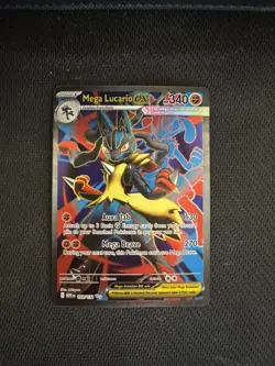 Mega Lucario Ex 160/132 Ultra Rare | NM/MINT | Pokemon Mega Evolution - Image 1