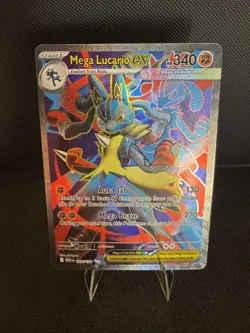 Mega Lucario Ex 160/132 Ultra Rare | NM/MINT | Pokemon Mega Evolution - Image 3