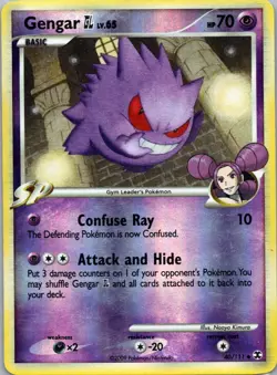 Pokemon TCG Gengar GL 40/111 Rising Rivals Rev Holo MP - Image 1