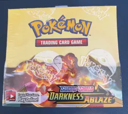Pokemon Sword @ Shield: Darkness Ablaze Booster Box 36 Packs Sealed Box - Image 1