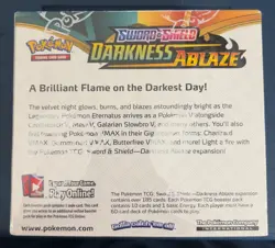 Pokemon Sword @ Shield: Darkness Ablaze Booster Box 36 Packs Sealed Box - Image 2