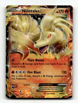 Generations #13/83 Ninetales EX Ultra Rare,Holo Pokemon - Image 1