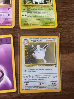 2000 Pokemon Base Set 2 Lot of 11 - WIGGLYTUFF HOLO #19/130 Vintage WOTC Rare - Image 3