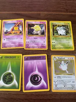 2000 Pokemon Base Set 2 Lot of 11 - WIGGLYTUFF HOLO #19/130 Vintage WOTC Rare - Image 4
