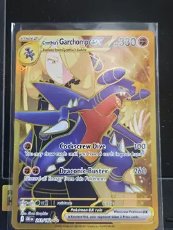 New pokemon Cynthia's Garchomp ex 241/182 Sv10: Destined Rivals Holo - Image 1