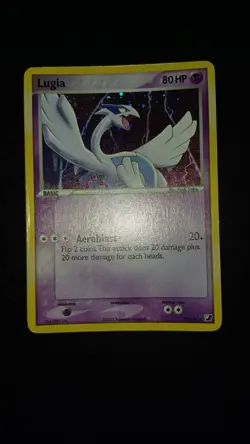 POKEMON LUGIA HOLO EX UNSEEN FORCES 29/115 ENG GOOD NO SHINING CRYSTAL CHARIZARD - Image 1