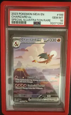 Charizard Ex #199/165 - 2023 Pokemon Mew EN-151 - Gem MINT PSA 10 - Image 1