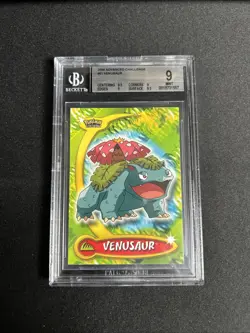 Pokemon Topps Venusaur Advanced Challenge #81 BGS 9 Mint - Image 2