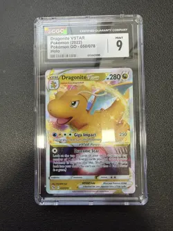 CGC 9 - Dragonite VSTAR Pokemon Go - 050/078 - Image 1