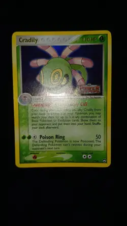 POKEMON CRADILY STAMPED EX POWER KEEPERS 7/108 ENG GOOD NO GOLD STAR CHARIZARD - Image 1