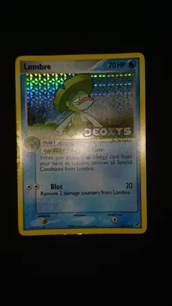 POKEMON LOMBRE STAMPED EX DEOXYS 34/107 ENG GOOD NO SHINING GOLD STAR CHARIZARD - Image 1