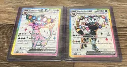 POKEMON SVP PROMO PREMIUM FIGURE COLLECTION #176 UMBREON & ESPEON 175 ex MINT🔥 - Image 1