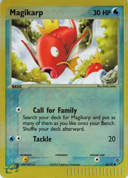 Magikarp - Reverse Holo - 60/97 EX Dragon - Pokemon TCG - 2003 - Image 1