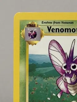 Venomoth Base Set 2 Rare NM Pokemon 031/130 Normal - Image 2