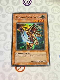 Amazoness Swords Woman - DR1-EN116 - Super Rare (LP) - Yugioh - Image 1
