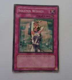 Solemn Wishes PSV-055 (Common, Unlimited, Played - LP / MP) Yugioh - Image 1