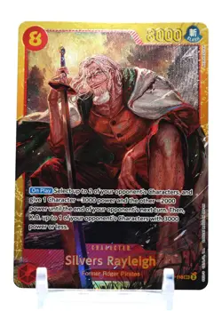 One Piece TCG - Silvers Rayleigh OP08-118 (SEC) The Two Legends English NM/M - Image 1