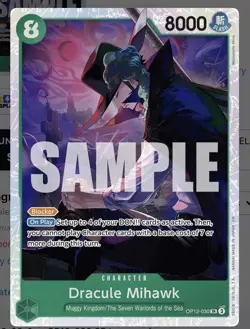 Dracule Mihawk OP12-030 SR One Piece TCG NM Canadian Seller! - Image 1