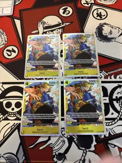 One Piece TCG - Sanji SR Playset (x4) ST29-004 - Starter Deck 29 (Egghead) NM - Image 2