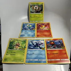 Lot Of 6 Pokemon Jumbo Promo Cards Celebrations Litten Rowlet Froakie Chespin - Image 1