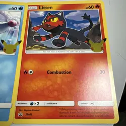 Lot Of 6 Pokemon Jumbo Promo Cards Celebrations Litten Rowlet Froakie Chespin - Image 4