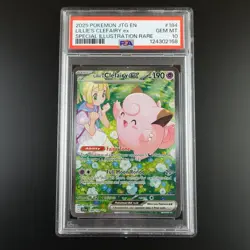 PSA 10 Lillie's Clefairy EX 184/159 Pokemon Journey Together Graded Card - Image 1