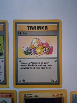 Pokemon Base Set 1st Edition Lot (10) Cards Total - Image 3