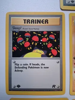 Pokemon Base Set 1st Edition Lot (10) Cards Total - Image 4