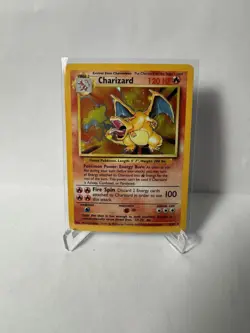 Pokemon TCG Charizard Holo Rare Card Base Set, 4/102, Ungraded - Image 1