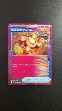 Awakening Drum 141/162 Ace Spec Temporal Forces Pokemon Card TCG - Image 1