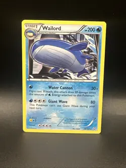 Wailord 26/124 Holo Rare Pokemon Card Dragons Exalted - Image 1