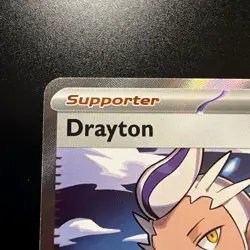 Pokemon TCG Drayton Full Art Ultra Rare Card Surging Sparks 232/191 NM Condition - Image 2