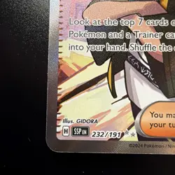 Pokemon TCG Drayton Full Art Ultra Rare Card Surging Sparks 232/191 NM Condition - Image 4