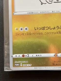 Pikachu Yu Nagaba Sealed 208/s-p Japanese Promo - TCG Pokemon Japanese Cards - Image 5