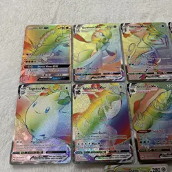 Pokemon TCG 9 Card Lot Secret Rare Rainbow Sun & Moon/Sword & Shield NM - Image 2
