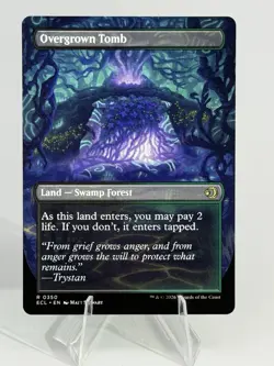 Overgrown Tomb (Borderless) Lorwyn Eclipsed Regular NM Pack Fresh - Image 2