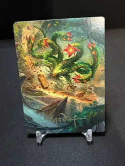 Mossborn Hydra Art Card 42/54 Foundations NM MTG - Image 1