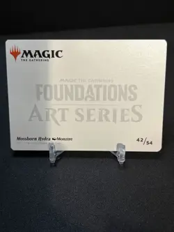 Mossborn Hydra Art Card 42/54 Foundations NM MTG - Image 2