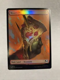 MTG TMNT All 5 Full Art Pizza Lands FOIL - Image 5